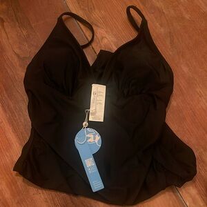 Brand New Cupshe Size Small Black One Piece Bathing suit